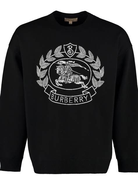 Burberry Knitted Crest Jumper 